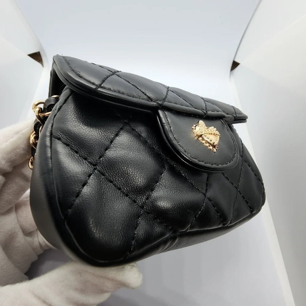 Mini Black Puffy Bag - Picture 6 of 7